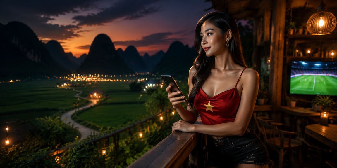 Người lớn thưởng thức cà phê và theo dõi bóng đá tại Ninh Bình một cách có trách nhiệm